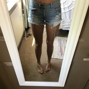 American Eagle Hi-Rise Festival Jean Shorts